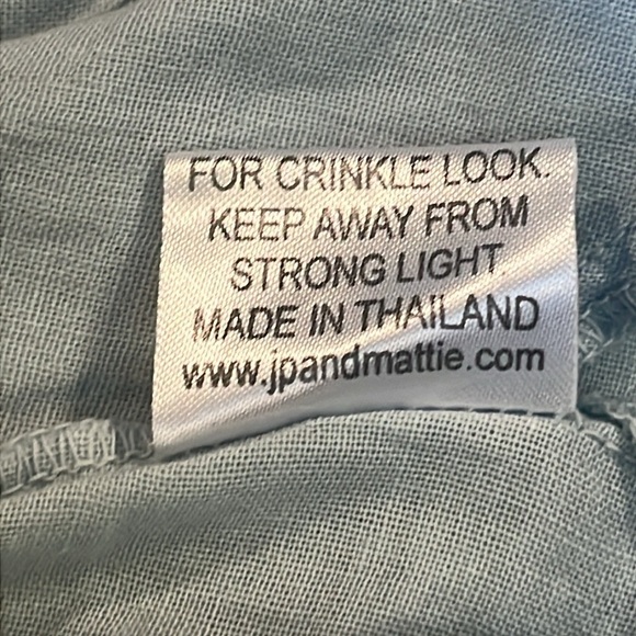 JP and Mattie Anthropologie Cornflower Blue Embroidered Top Lagenlook S - Picture 12 of 13